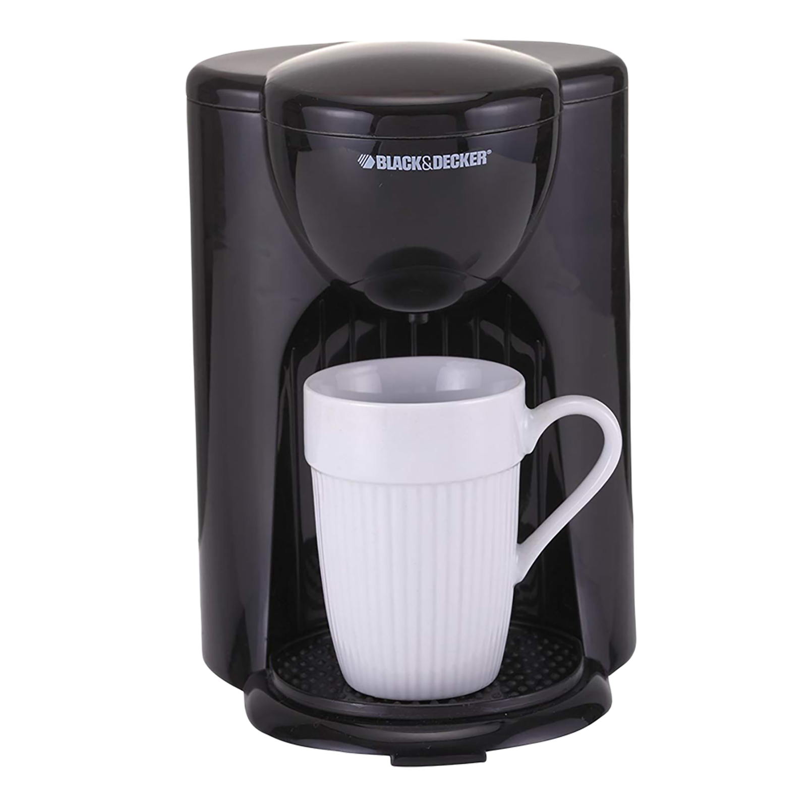 BLACK DECKER DCM25 330 Watt 1 Cups Automatic Espresso Drip Coffee Maker with Removable Drip Tray Black